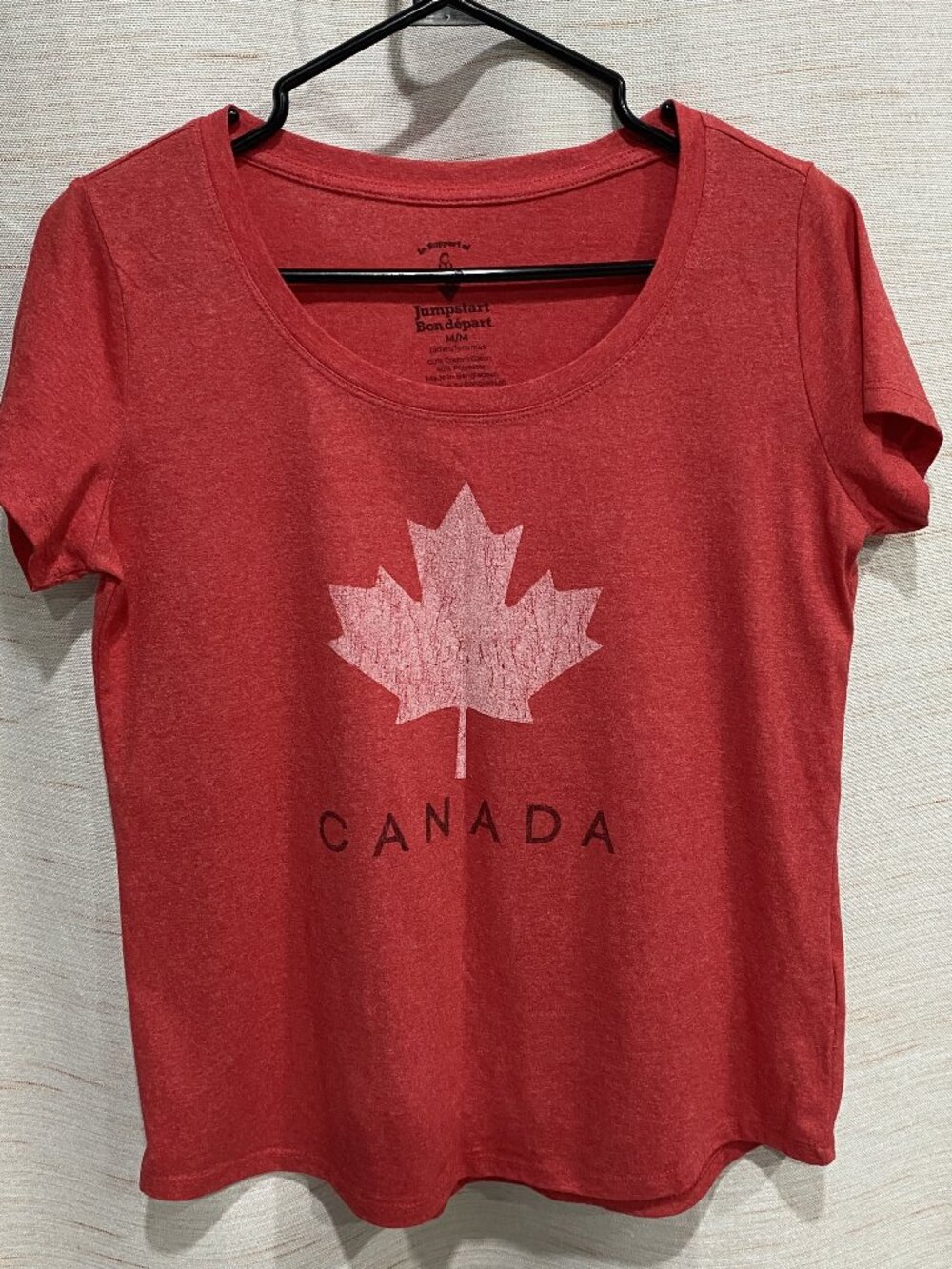 Canada Jumpstart Tshirt Red Medium Womens (259)
